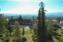 View from a hotel room (Grand Hotel Stary Smokovec)